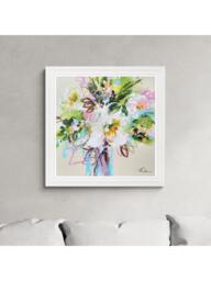 John Lewis Anna Cher 'You Are Amazing' Framed Print, 81 x 81cm, Multi - thumbnail 2