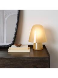 West Elm Gilmore Glass Mushroom Table Lamp - thumbnail 3