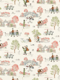 Disney Home x Sanderson 101 Dalmatians Made to Measure Curtains or Roman Blind, Candy Floss - thumbnail 1