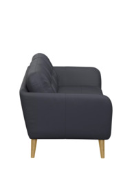 John Lewis Arlo 3 Seater Leather Sofa, Light Leg - thumbnail 3