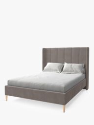 Koti Home Adur Upholstered Bed Frame, Double - thumbnail 1