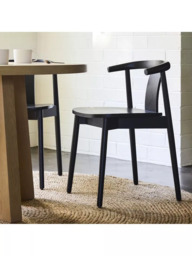 west elm Wingate Dining Chair, Black - thumbnail 2