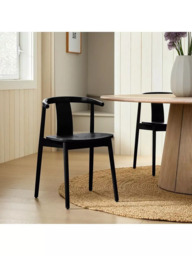 west elm Wingate Dining Chair, Black - thumbnail 3