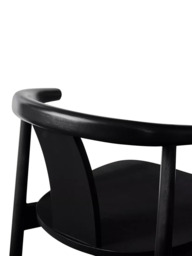 west elm Wingate Dining Chair, Black - thumbnail 6