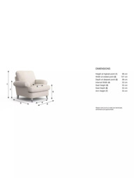 Laura Ashley Beaumaris Armchair, Teak Leg - thumbnail 2