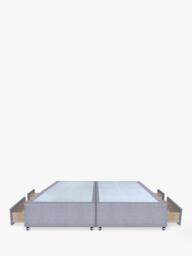 John Lewis Non-Sprung Upholstered Continental 2+2 Drawer Divan Base, Super King Size - thumbnail 4