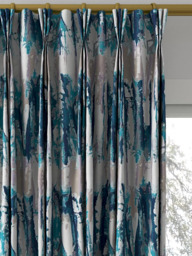 Harlequin Takara Made to Measure Curtains or Roman Blind, Teal/Ink - thumbnail 6