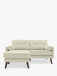 G Plan Vintage The Sixty Five LHF Medium 2 Seater Leather Chaise End Sofa - thumbnail 1