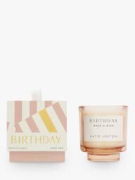 Katie Loxton Birthday Peach Rose & Sweet Mandarin Scented Candle, 150g - thumbnail 4