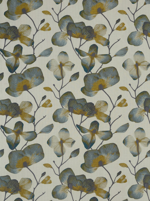 Harlequin Kienze Made to Measure Curtains or Roman Blind, Marine/Zest - image 1