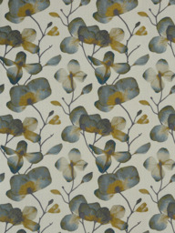 Harlequin Kienze Made to Measure Curtains or Roman Blind, Marine/Zest - thumbnail 1