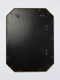 John Lewis Marlborough Metal Wall Mirror, 81 x 61cm, Antique Brass - thumbnail 3
