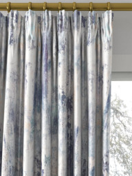 John Lewis Fresco Made to Measure Curtains or Roman Blind, Teal - thumbnail 2