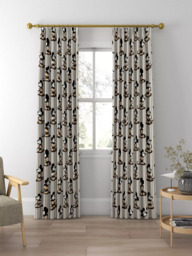 Disney Home x Sanderson Mickey Stripe Made to Measure Curtains or Roman Blind, Humbug - thumbnail 3