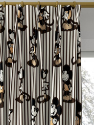 Disney Home x Sanderson Mickey Stripe Made to Measure Curtains or Roman Blind, Humbug - thumbnail 4