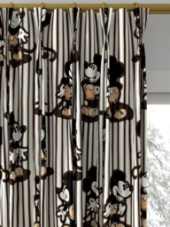 Disney Home x Sanderson Mickey Stripe Made to Measure Curtains or Roman Blind, Humbug - thumbnail 6
