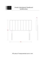 John Lewis Amelia Upholstered Headboard, Super King Size - thumbnail 4