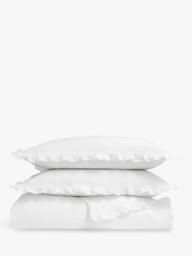 Christy Organic Retreat Ruffle Duvet Cover Set - thumbnail 4