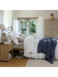Christy Organic Retreat Ruffle Duvet Cover Set - thumbnail 2