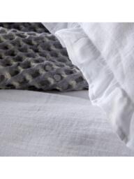 Christy Organic Retreat Ruffle Duvet Cover Set - thumbnail 3