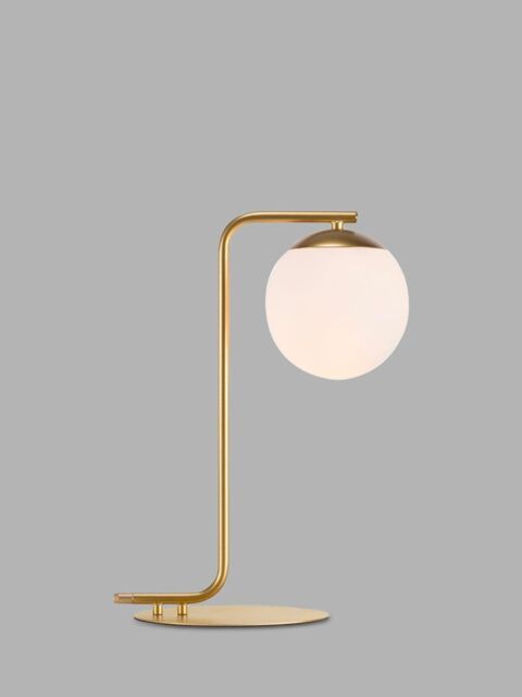 Nordlux Grant Table Lamp, White/Brass - image 1