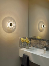 Tom Dixon Press Glass Surface Mini LED Indoor/Outdoor Wall Light, Clear - thumbnail 3
