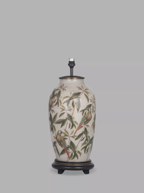 Jenny Worrall Parrot Glass Lamp Base, Tall, Natural, H47.5cm - image 1