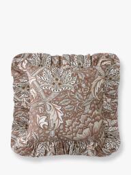 William Morris At Home Windrush Cushion, Terracotta - thumbnail 1