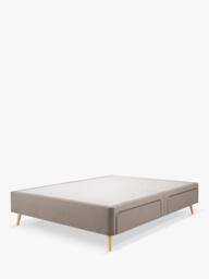 Silentnight Non-Sprung Upholstered 4 Drawer Slimline Divan Base, Super King Size - thumbnail 1