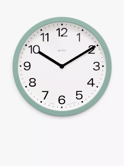Acctim Renhold Analogue Wall Clock, 25cm - image 1