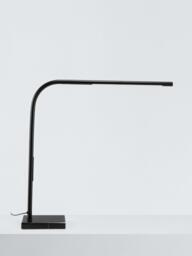 John Lewis Cullen LED Marble Base Desk Lamp, Black - thumbnail 2