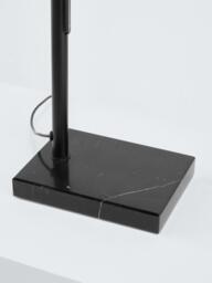 John Lewis Cullen LED Marble Base Desk Lamp, Black - thumbnail 4