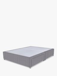 John Lewis Non-Sprung Upholstered 2 Drawer Divan Base, Small Double - thumbnail 1
