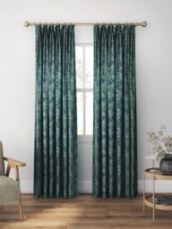 William Morris At Home Willow Foliage Made to Measure Curtains or Roman Blind, Indigo - thumbnail 5