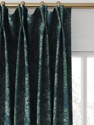 William Morris At Home Willow Foliage Made to Measure Curtains or Roman Blind, Indigo - thumbnail 4