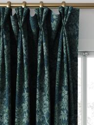 William Morris At Home Willow Foliage Made to Measure Curtains or Roman Blind, Indigo - thumbnail 6