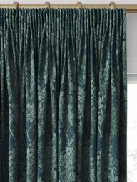 William Morris At Home Willow Foliage Made to Measure Curtains or Roman Blind, Indigo - thumbnail 2