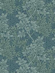William Morris At Home Willow Foliage Made to Measure Curtains or Roman Blind, Indigo - thumbnail 1