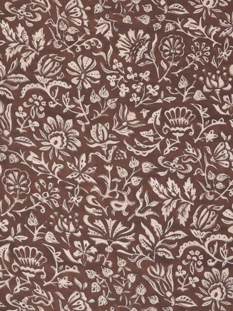 John Lewis Widermer Floral Made to Measure Curtains or Roman Blind, Nutmeg - image 1