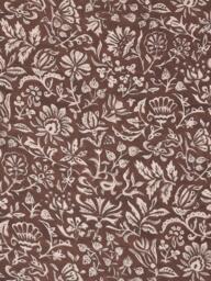 John Lewis Widermer Floral Made to Measure Curtains or Roman Blind, Nutmeg - thumbnail 1