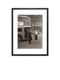 Brookpace Lascelles 'Welcome to Britain' Framed Print, 55 x 45cm, Black/White - thumbnail 1