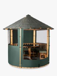 Breeze House Mara Classic Slate Effect Tile Roof Circular Gazebo, FSC-Certified (Scandinavian Redwood) - thumbnail 4