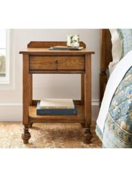 Pottery Barn Summerville Compact Bedside Table, Tuscan Brown - thumbnail 2