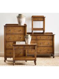 Pottery Barn Summerville Compact Bedside Table, Tuscan Brown - thumbnail 4
