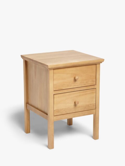 John Lewis ANYDAY Wilton 2 Drawer Bedside Cabinet - image 1