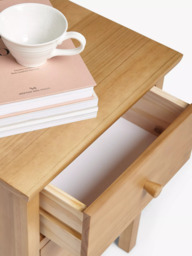 John Lewis Wilton 2 Drawer Bedside Cabinet - thumbnail 3