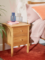 John Lewis Wilton 2 Drawer Bedside Cabinet - thumbnail 5