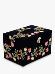 WOLF Zoe Velvet Jewellery Box, Large - thumbnail 2