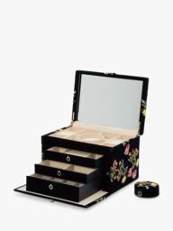 WOLF Zoe Velvet Jewellery Box, Large - thumbnail 3