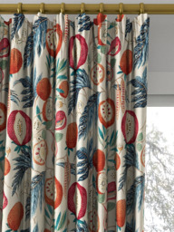Sanderson Jackfruit Made to Measure Curtains or Roman Blind, Indigo - thumbnail 2